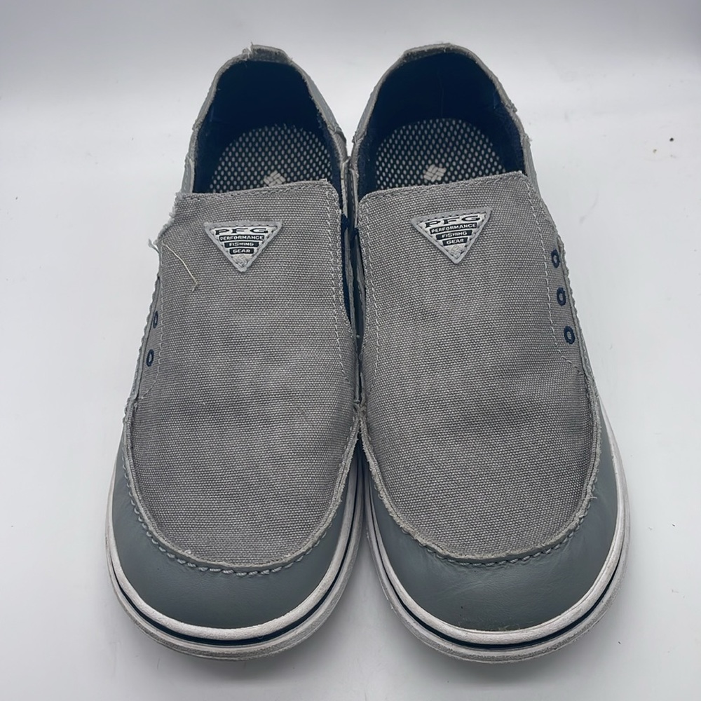 Columbia PFG Boat Shoes Sz 6 women’s grey non-marking Omni grip - Picture 2 of 12